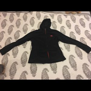 North face fleece full zip jacket